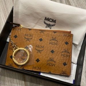 MCM Card Holder and Key Chain